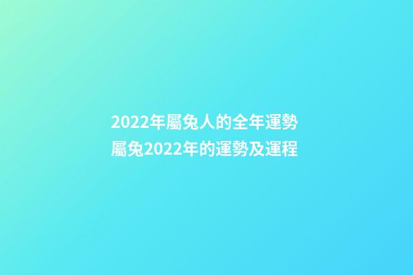 2022年屬兔人的全年運勢 屬兔2022年的運勢及運程-第1張-觀點-玄機派